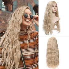 But what they really meant is that they could finally let curls just be curls. Blonde Wave Lace Front Wigs Glamador Long Blonde Curly Hair For Women Realistic Synthetic Fibre Wig Cosplay Wig Women S Daily Dress Amazon De Beauty