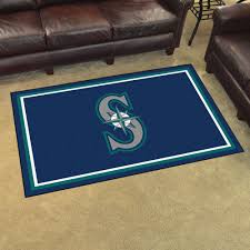 seattle mariners 4ft x 6ft plush area