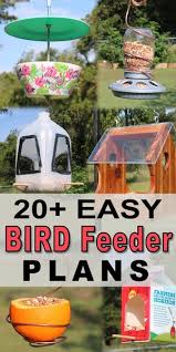 Easy Diy Homemade Bird Feeder Plans For