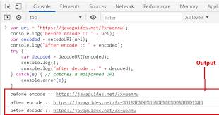 encode and decode url in javascript