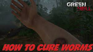 green how to cure worms you