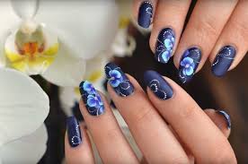 Flower Nail Art Tutorial Perfect For Fall Nail Designs