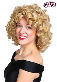 bad sandy wig womens yellow one size fun costumes