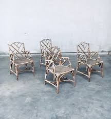 Chippendale Style Bamboo Patio Chair