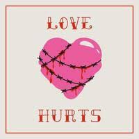 love hurts vector art icons and