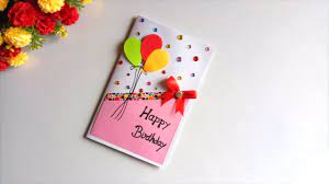 Handmade cards are always considered special. Beautiful Handmade Birthday Card Idea Diy Greeting Cards For Birthday Youtube