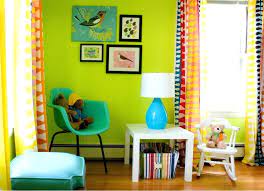 green yellow and blue bedrooms decor