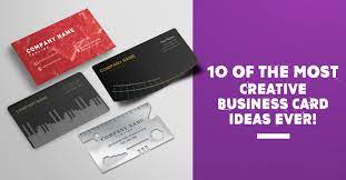 most creative business card ideas