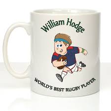 personalised rugby gifts for men and