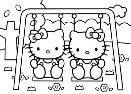 These alphabet coloring sheets will help little ones identify uppercase and lowercase versions of each letter. Free Printable Hello Kitty Coloring Pages Coloring Home