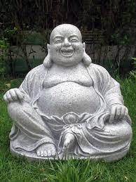 Garden Ornament Laughing Buddha Granite