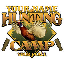 personalized pheasant hunting c giftware