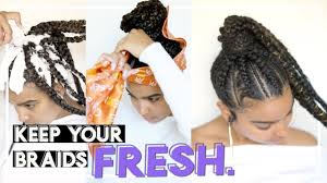 They need to be smooth, silky, and perfect for all of your if you think the hair is a bit dry, all you have to do is add some moisturizer. How To Keep Your Braids Fresh And Fight Frizz Youtube