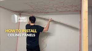 how to install ceiling panels the