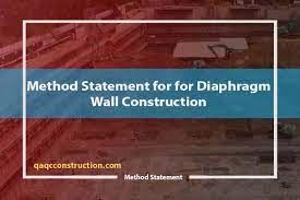 Diaphragm Wall Construction