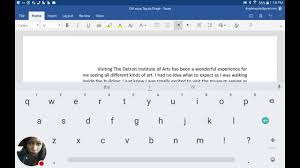 Select the text that you want to change. How To Double Space On Microsoft Word App Using Your Tablet Youtube