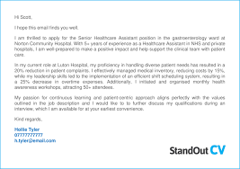 3 health care istant cover letter