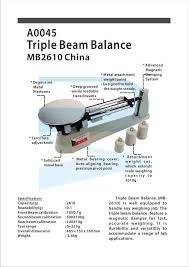 balance triple beam mylab supplier