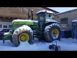 How do you start a diesel tractor in cold weather? John Deere 4755 Cold Start 22c Diesel Extreme Tractor Cold