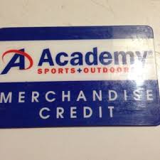 All refunds issued by academy for returned merchandise must match the original form of payment. Free Academy Merchandise Credit Gift Card 10 43 Gift Cards Listia Com Auctions For Free Stuff