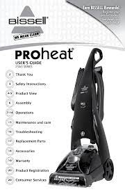 bissell proheat 25a3 user manual 20 pages