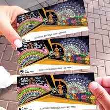 ticket of dubai garden glow