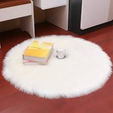 round sheepskin carpet living room rugs