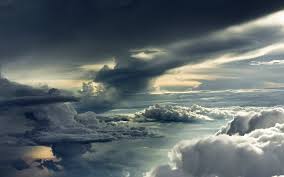 mc83 wallpaper between storm clouds sky