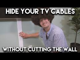 How To Hide Your Tv Cables Without