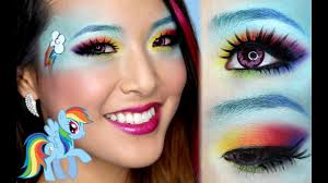 my little ponies rainbow dash makeup