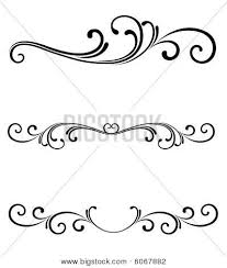 Free Scroll Line Clipart
