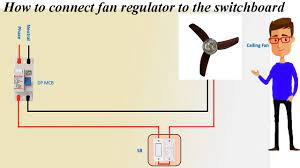 how to connect fan regulator to the
