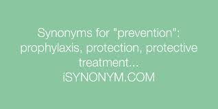 prevention synonyms isynonym