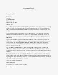 Sample Cover Letter And Resume For A Teacher