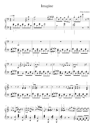 Sheet music for piano with orchestral accomp. Imagine John Lennon Piano Solo Sheet Music For Piano Solo Musescore Com