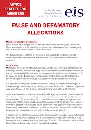 Threatening us that we are not. Https Www Eis Org Uk Content Images Reps Bulletins False 20and 20defamatory 20allegations 20insert Pdf