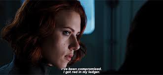 She later revealed herself as natasha romanoff, a former kgb operative who was recruited to be a s.h.i.e.l.d agent. Avengers Endgame Writer Confirms Black Widow Erased The Red In Her Ledger Sciencefiction Com
