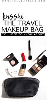 kusshi the travel makeup bag you need