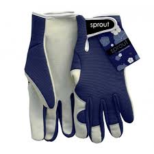 navy las goatskin gloves