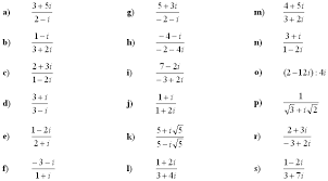 Math Exercises Math Problems Complex