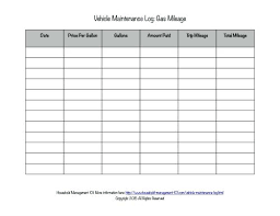 Free Printable Vehicle Maintenance Log Why You Should Have