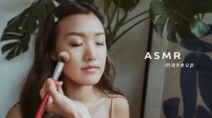 asmr makeup application ft weylie