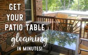 How To Clean Your Glass Patio Table In