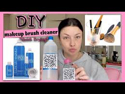 diy quick drying makeup brush cleaner