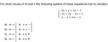 linear equations has no solution 3x y
