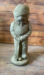 Stone Garden Large Golf Man Player Gift