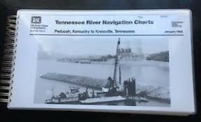 Tennessee River Navigation Charts Map 1992 Tva Army Corps Of