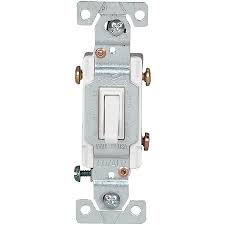 Eaton 15 Amp 3 Way White Toggle Light Switch In The Light Switches Department At Lowes Com