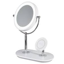 ottlite led makeup mirror with wireless charging stand