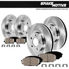 Details About Front And Rear Brake Rotors And Ceramic Pads Clips For Hyundai Sonata Kia Optima